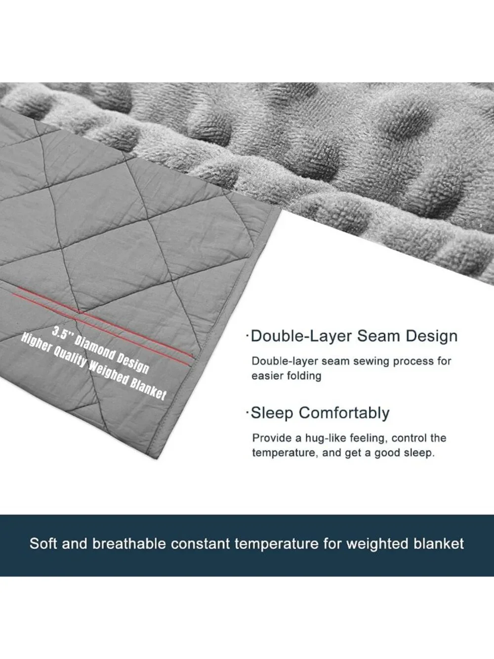 Cozy 3lb Weighted Blanket for Kids, 36
